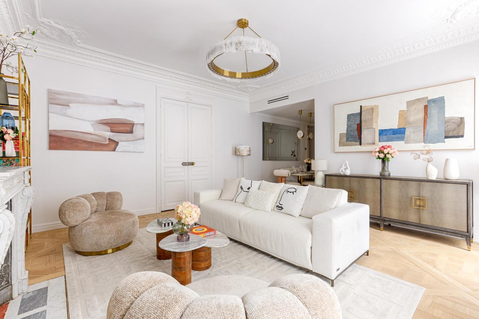 Elegant Luxury Apartment For 6 On Champs-Elysees Parijs Buitenkant foto